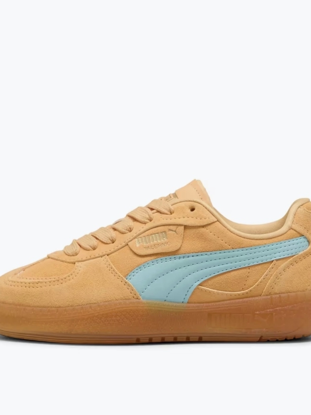 NEW PUMA 7  Palermo Moda Xtra Gum Lace Up Womens Orange Sneakers Casual 40032306 - Picture 3 of 13